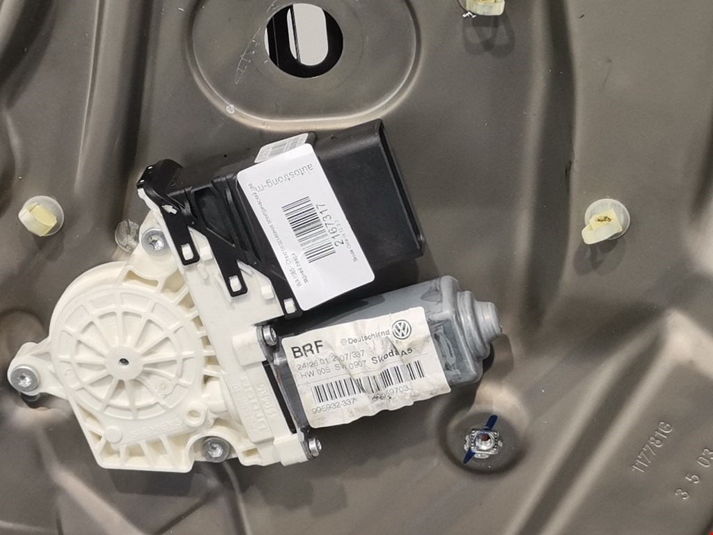 Стеклоподъемник задний левый SKODA Octavia A5 1Z- 2004-2013