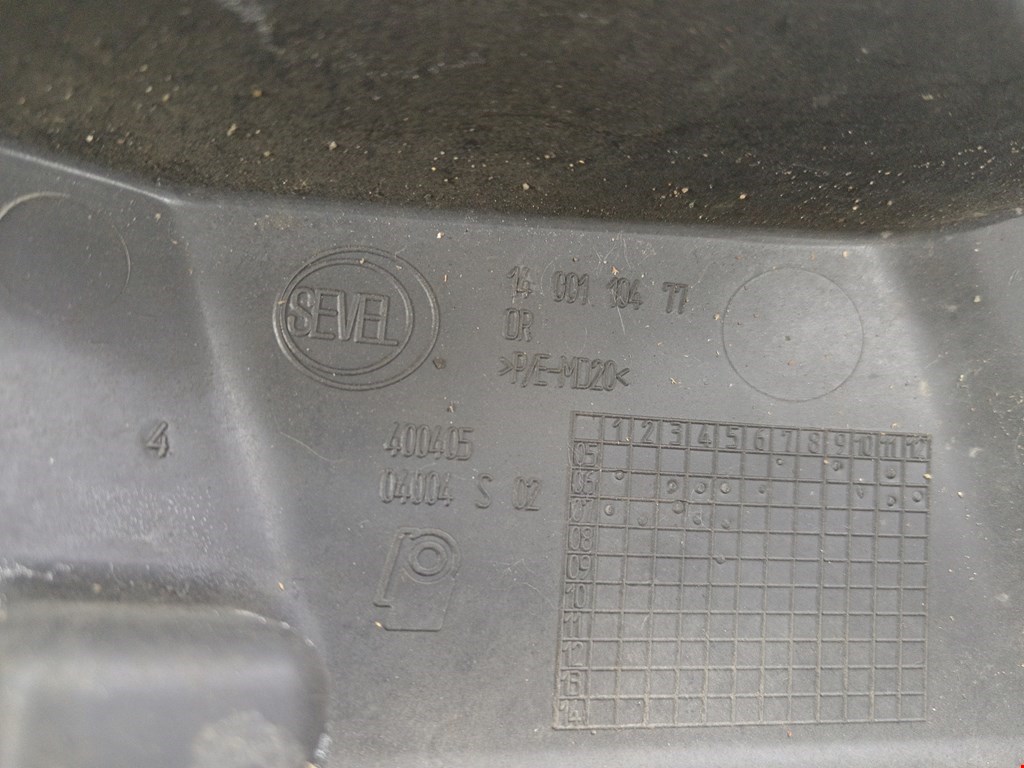 Кронштейн переднего бампера центральный PEUGEOT Expert II 2007-2016