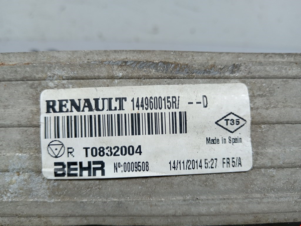 Интеркулер (радиатор интеркулера) RENAULT Laguna 2007-2015