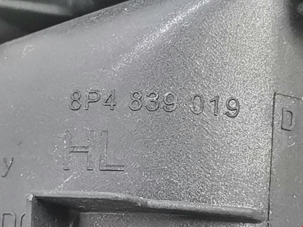 Ручка дверная задняя внутренняя левая AUDI A3 8P 2003-2013