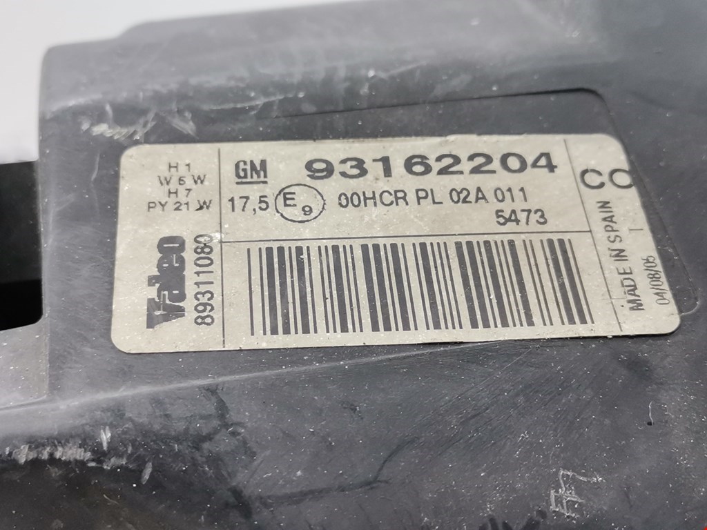 Фара правая OPEL Tigra B 2004-2009