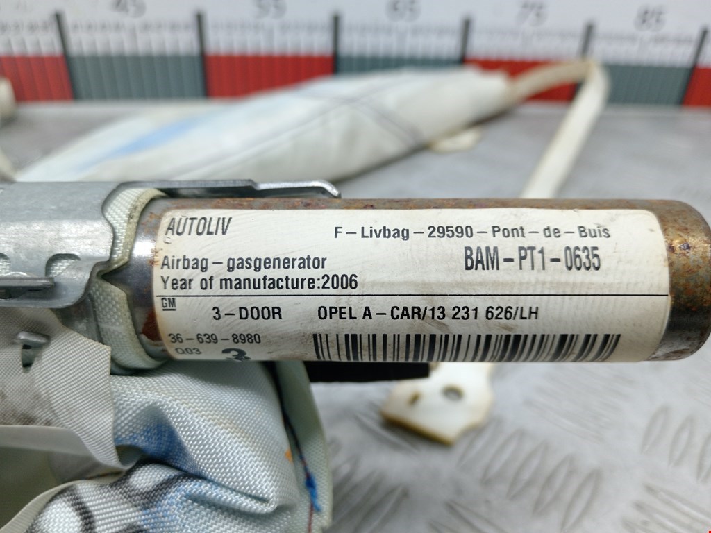 Подушка безопасности боковая (шторка) OPEL Astra H/Family 2004-2015