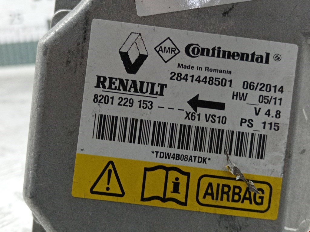 Блок управления AIR BAG RENAULT Kangoo 2008-2021