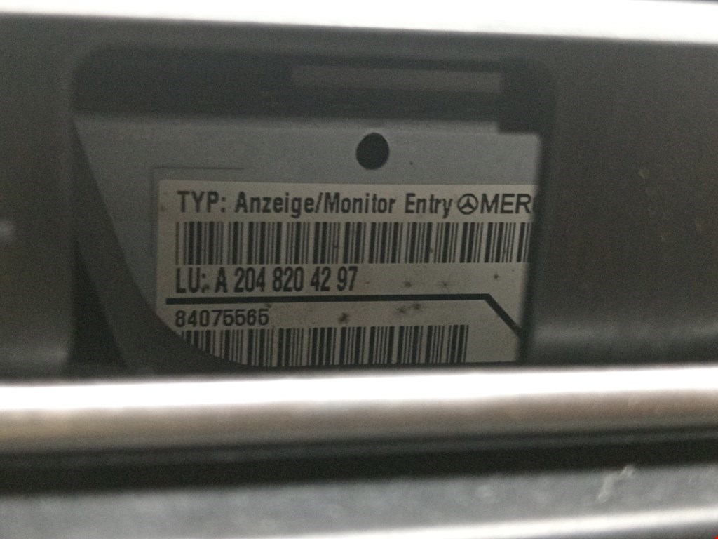 Дисплей информационный (компьютера) MERCEDES-BENZ C-Class C-klasse W204 2007-2015