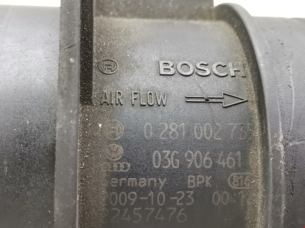 Расходомер воздуха (массметр, датчик ДМРВ) AUDI A4 B8 2007-2015