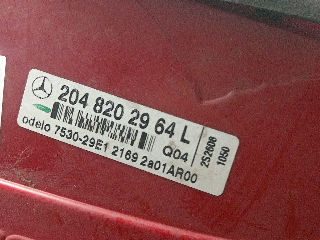 Фонарь задний левый MERCEDES-BENZ C-Class C-klasse W204 2007-2015