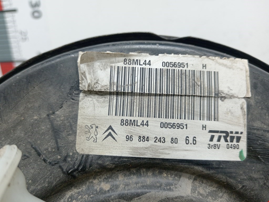 Усилитель тормозов вакуумный PEUGEOT 207 2006-2015