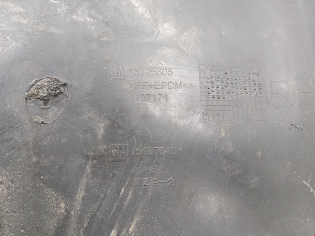 Локер (подкрылок) передний правый OPEL Astra H/Family 2004-2015