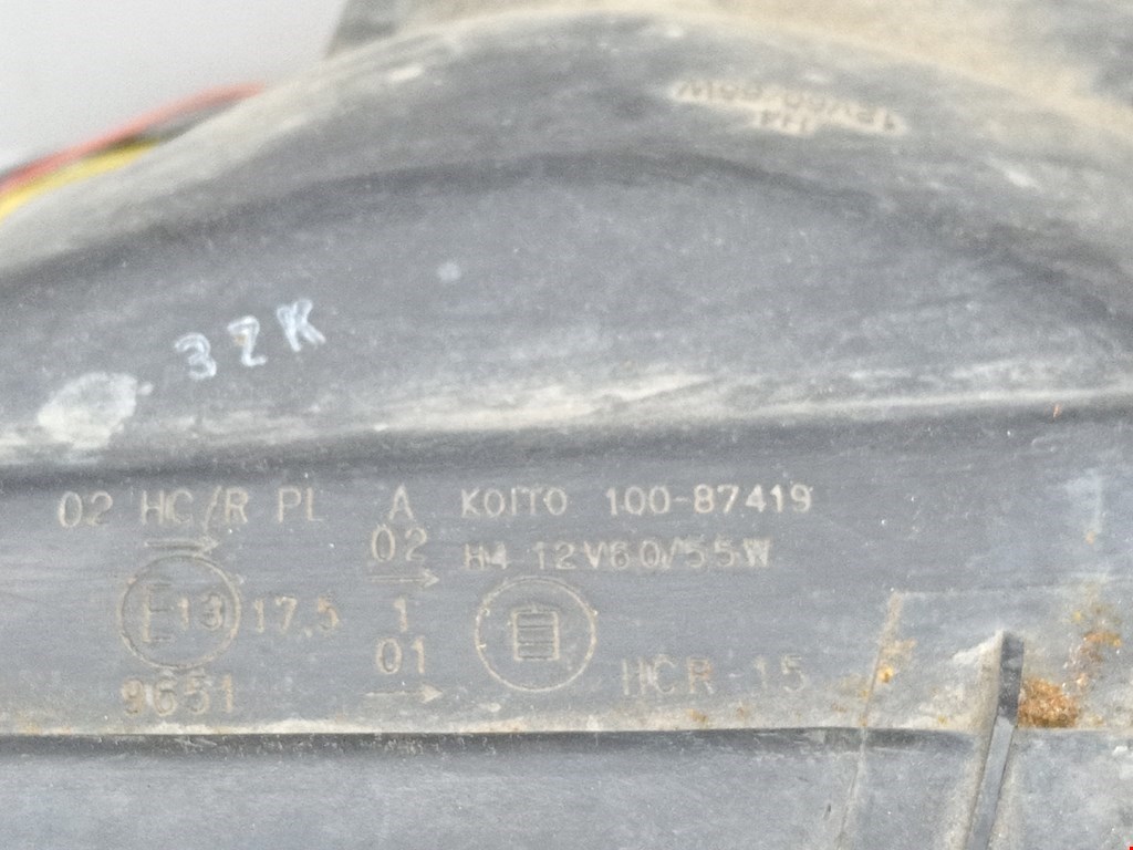 Фара левая MITSUBISHI Pajero III 2000-2006