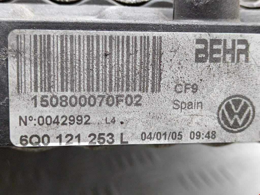 Радиатор основной SKODA Fabia MK1 1999-2006