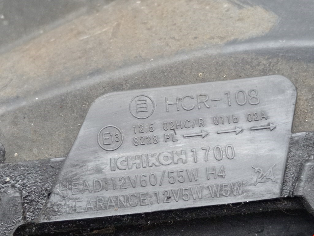 Фара левая SUBARU Forester II 2002-2008