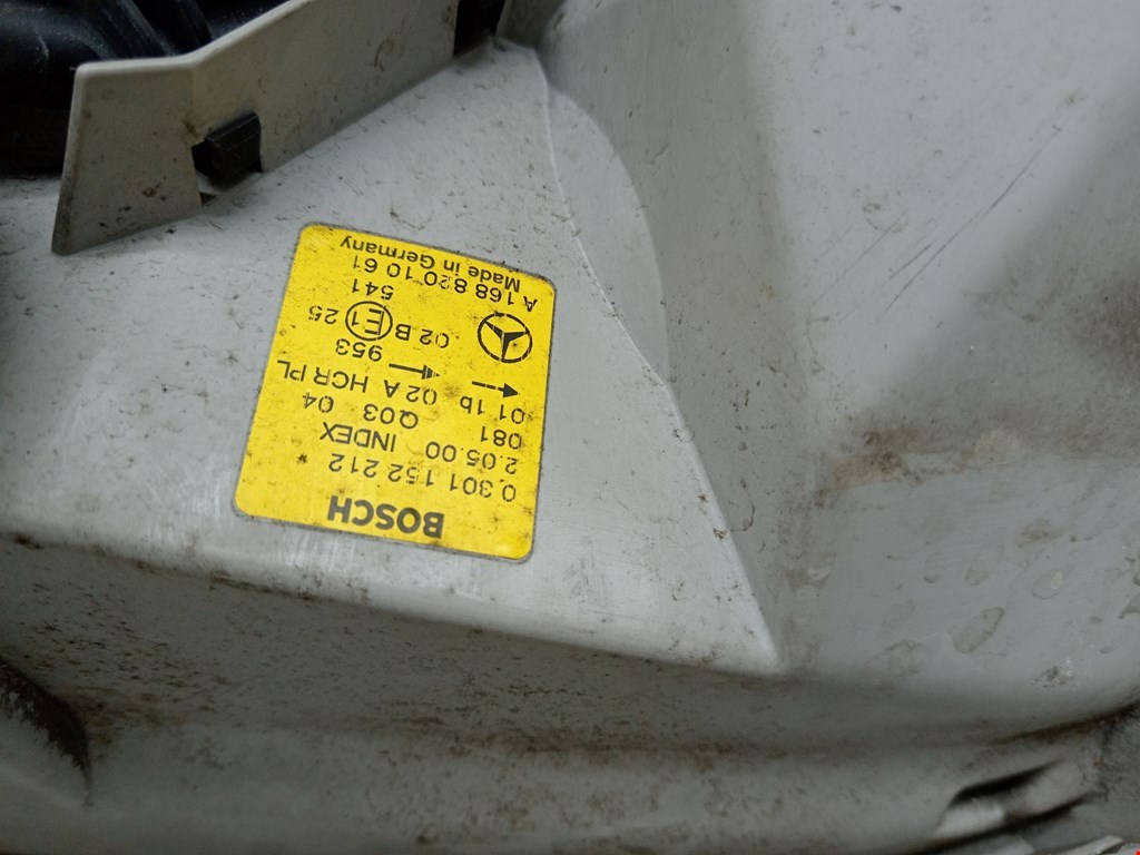 Фара правая MERCEDES-BENZ A-Class W168 1997-2004