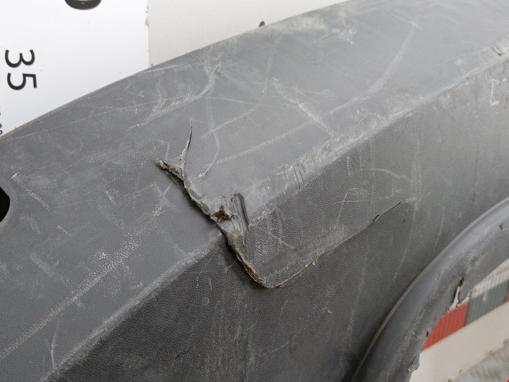 Юбка (губа) бампера задняя (заднего) VOLKSWAGEN Tiguan 2007-2016