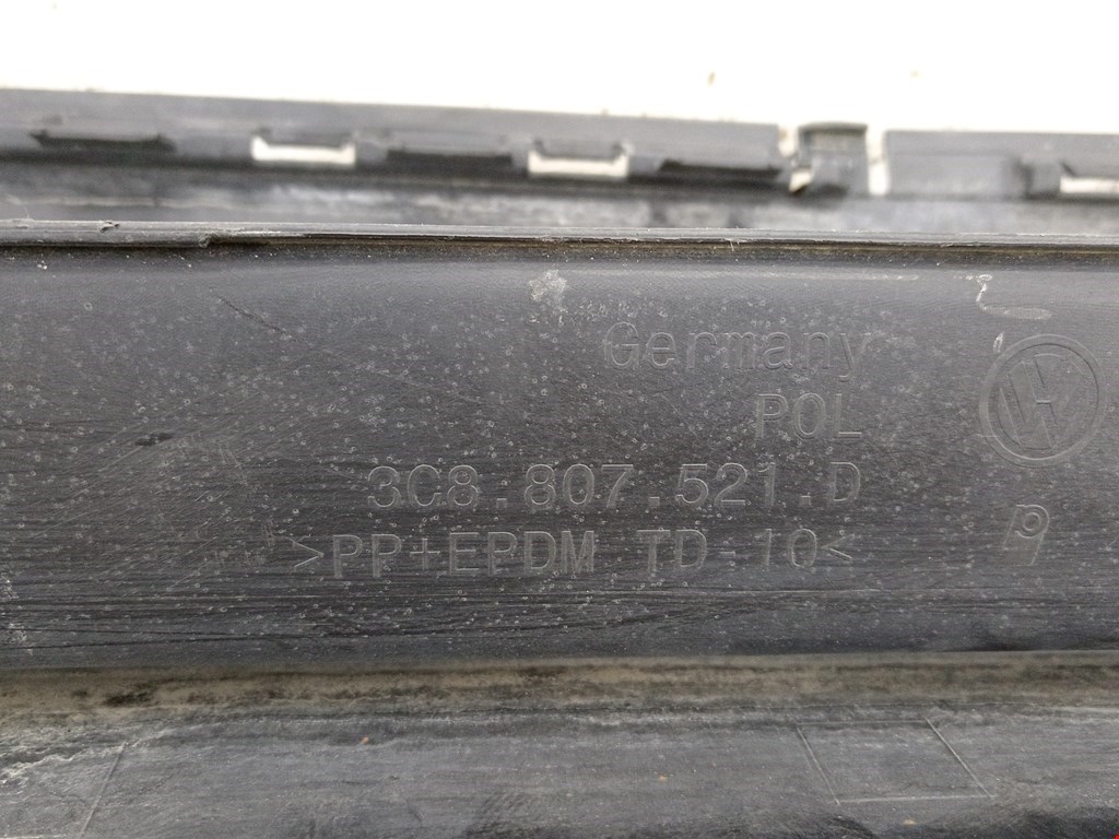 Юбка (губа) бампера задняя (заднего) VOLKSWAGEN Passat CC 2008-2017