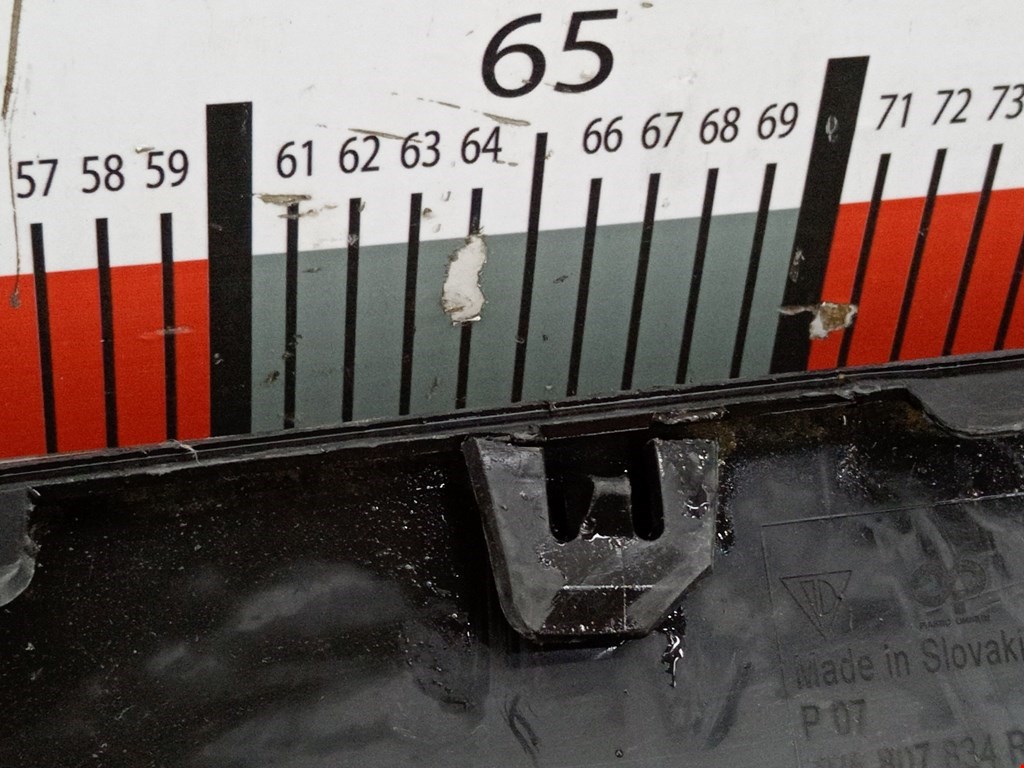 Юбка (губа) бампера задняя (заднего) PORSCHE Cayenne 958 2010-2017