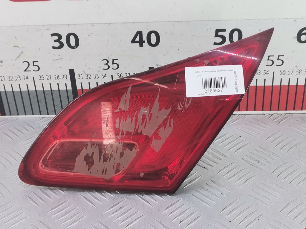 Фонарь задний внутренний правый OPEL Astra J 2009-2017