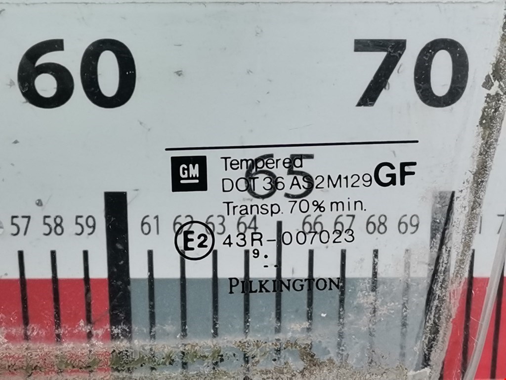 Стекло двери заднее левое OPEL Astra G 1998-2005