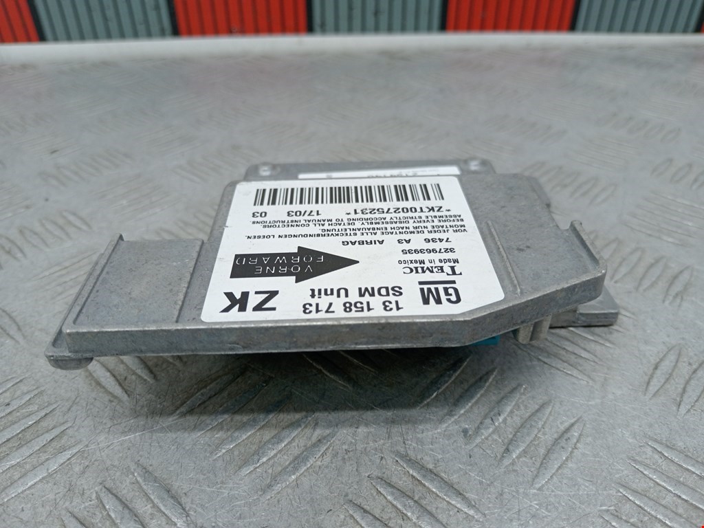 Блок управления AIR BAG OPEL Meriva A 2003-2010