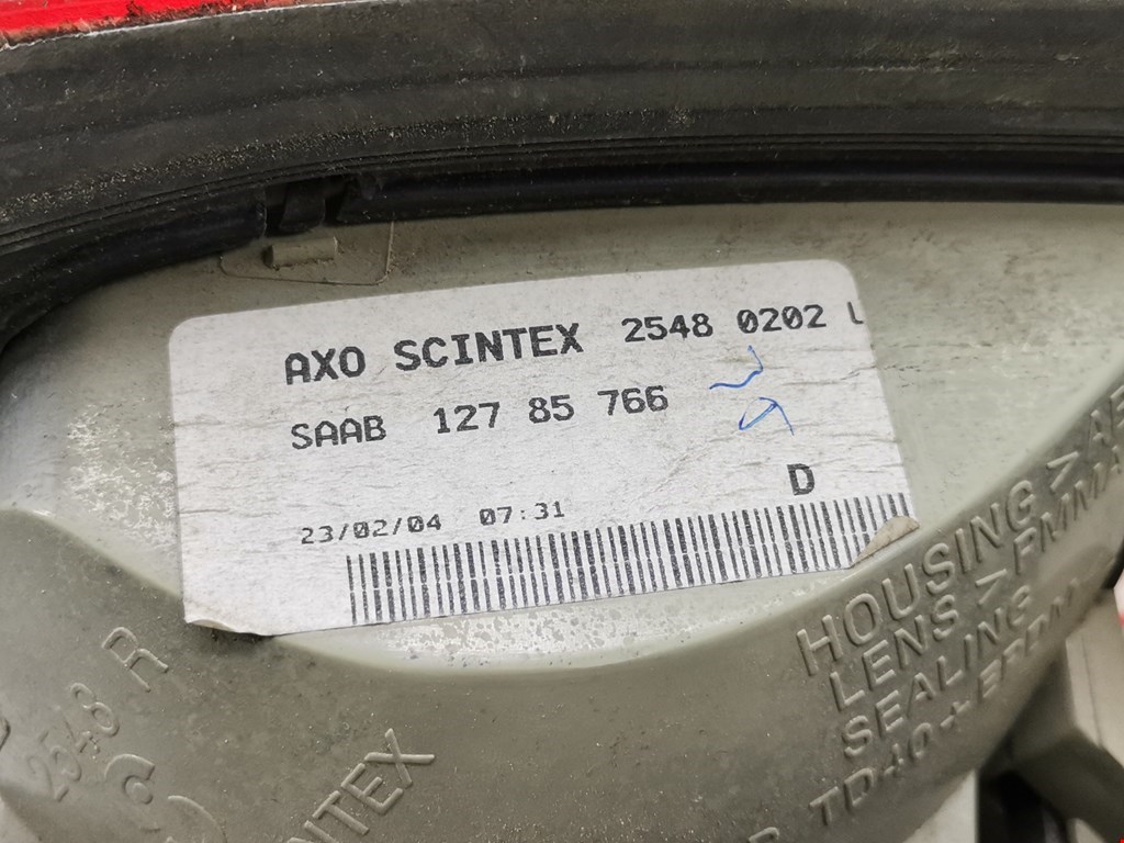 Фонарь задний внутренний правый SAAB 9-3 2002-2014