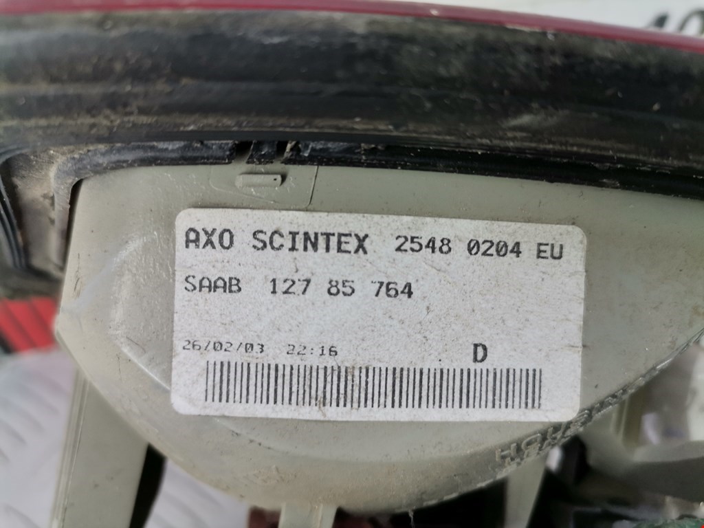 Фонарь задний внутренний правый SAAB 9-3 2002-2014