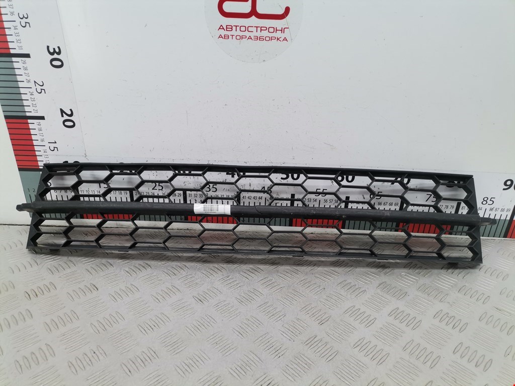 Решетка (заглушка) в бампер центральная Skoda Octavia 5E (2013-2021)