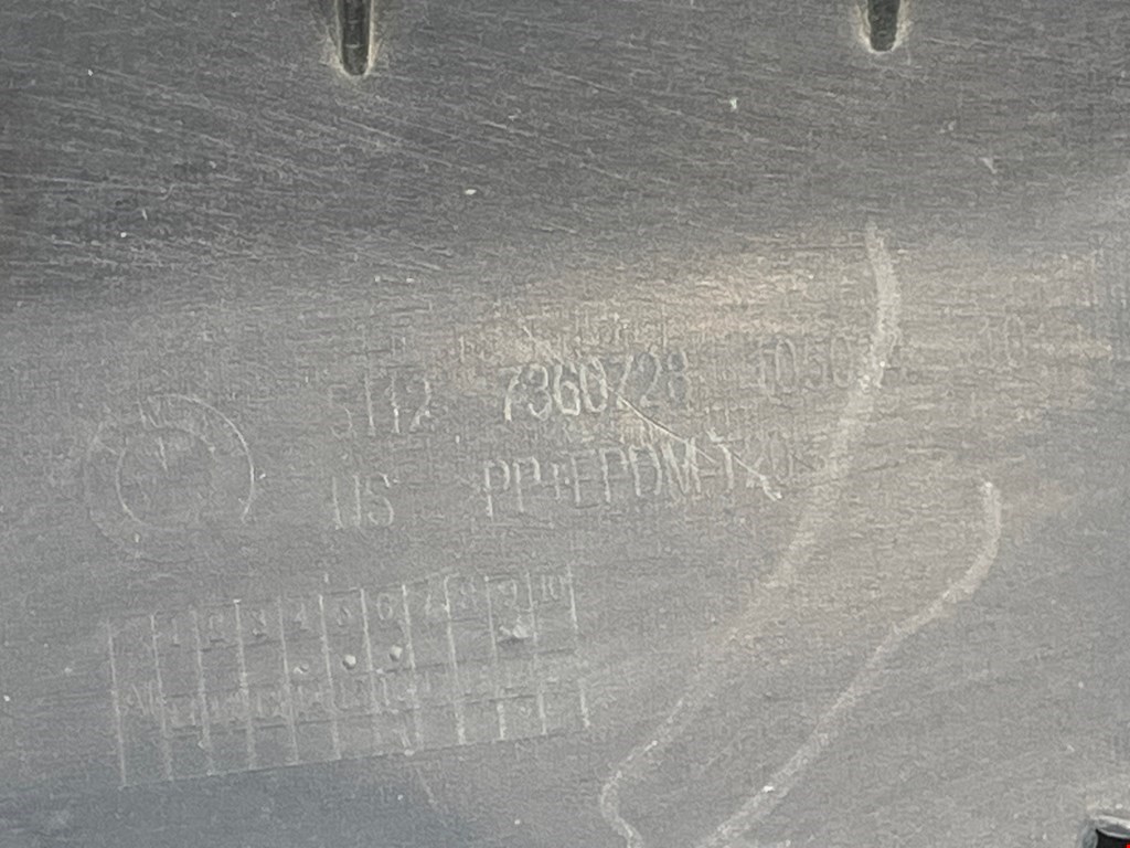 Юбка (губа) бампера задняя (заднего) BMW X6 F16/F86 2014-2020