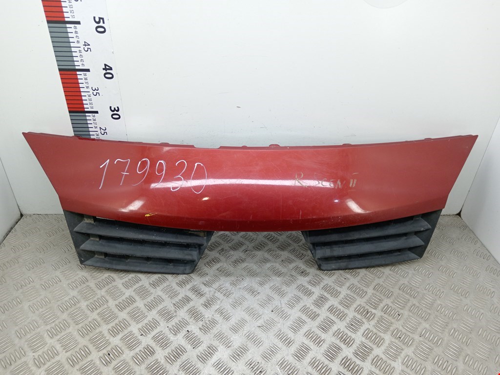 Накладка декоративная (молдинг) бампера переднего Renault Scenic 2 (2003-2009)