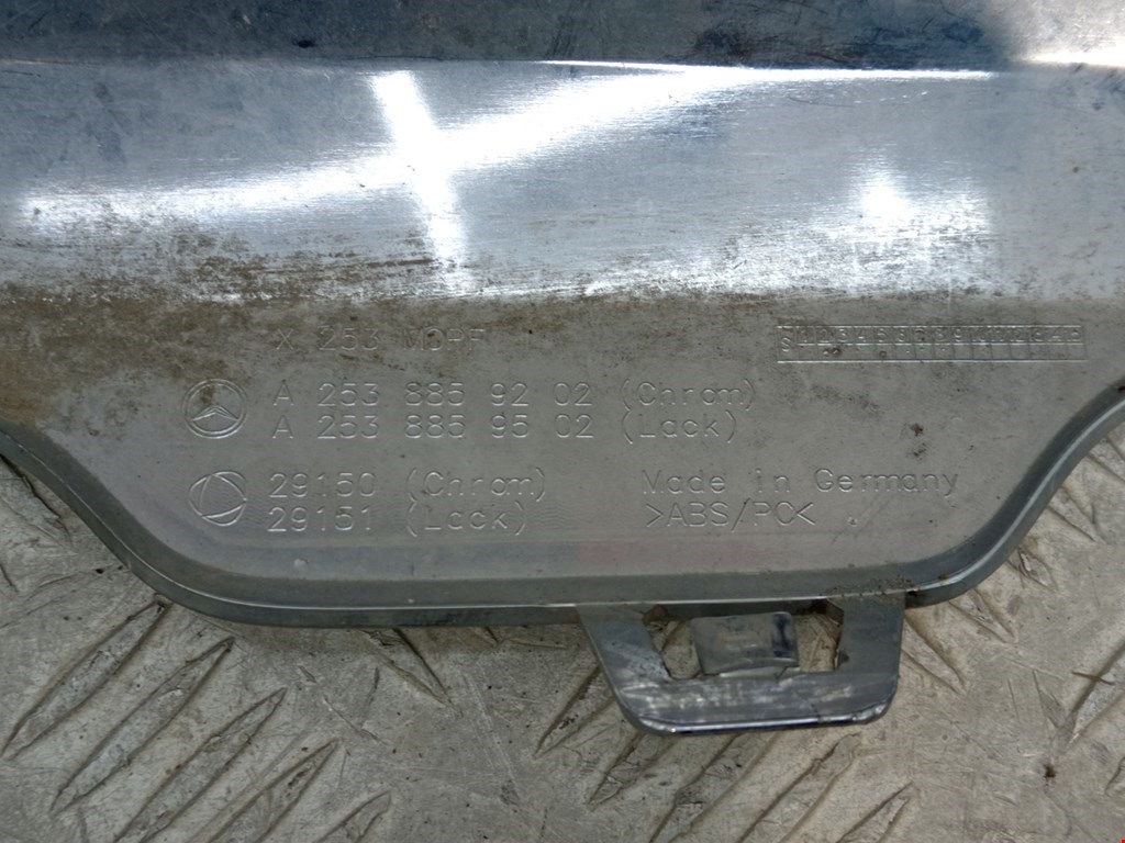 Юбка (губа) бампера задняя (заднего) MERCEDES-BENZ GLC-Class X253 2015-н.в.