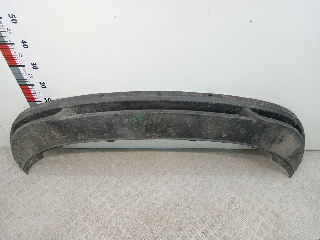 Юбка бампера задняя (губа) Skoda Rapid (2012-2020)