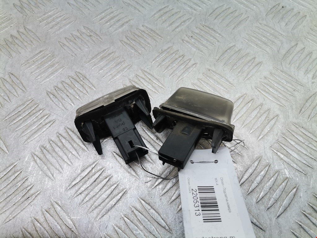 Фонарь подсветки номера CITROEN Xsara 1997-2000