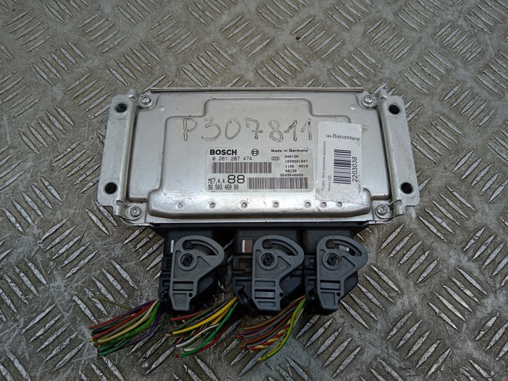 Блок управления двигателя (ЭБУ) PEUGEOT 307 2001-2008