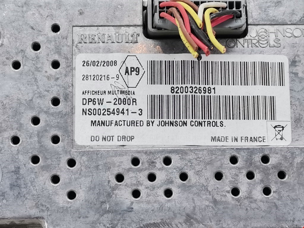 Дисплей информационный (компьютера) RENAULT Vel Satis 2002-2009