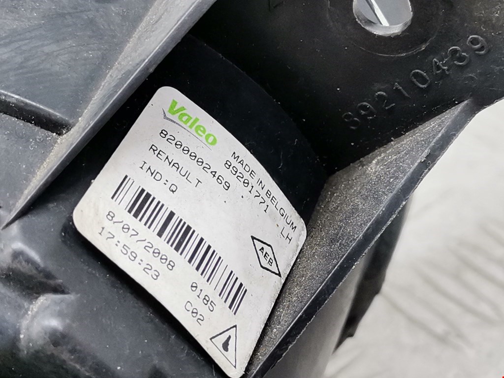 Фонарь задний противотуманный RENAULT Vel Satis 2002-2009