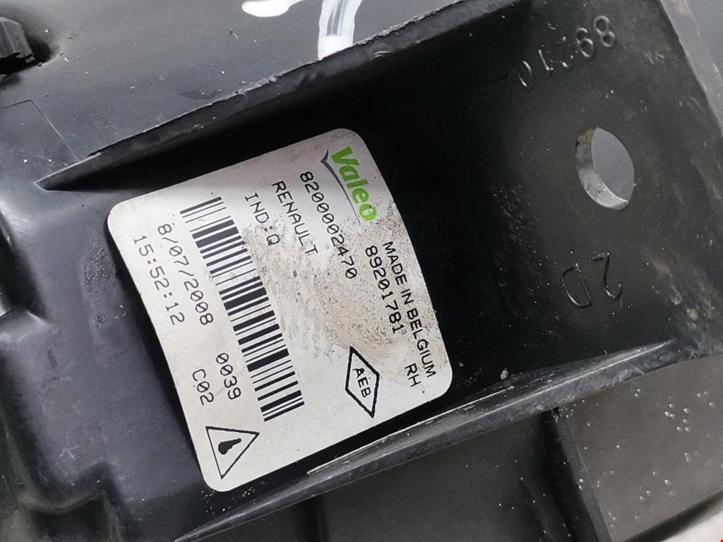 Фонарь задний противотуманный RENAULT Vel Satis 2002-2009