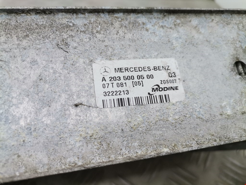 Интеркулер (радиатор интеркулера) MERCEDES-BENZ C-Class C-klasse W203 2000-2007