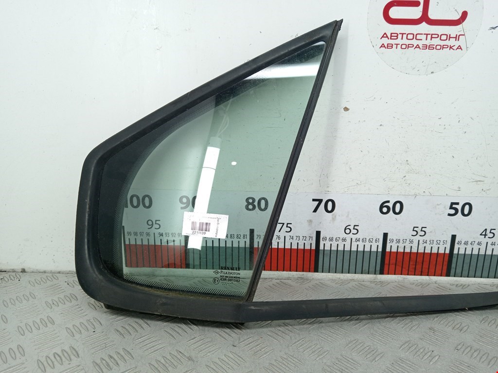 Стекло двери передней левой (форточка) RENAULT Modus 2004-2012