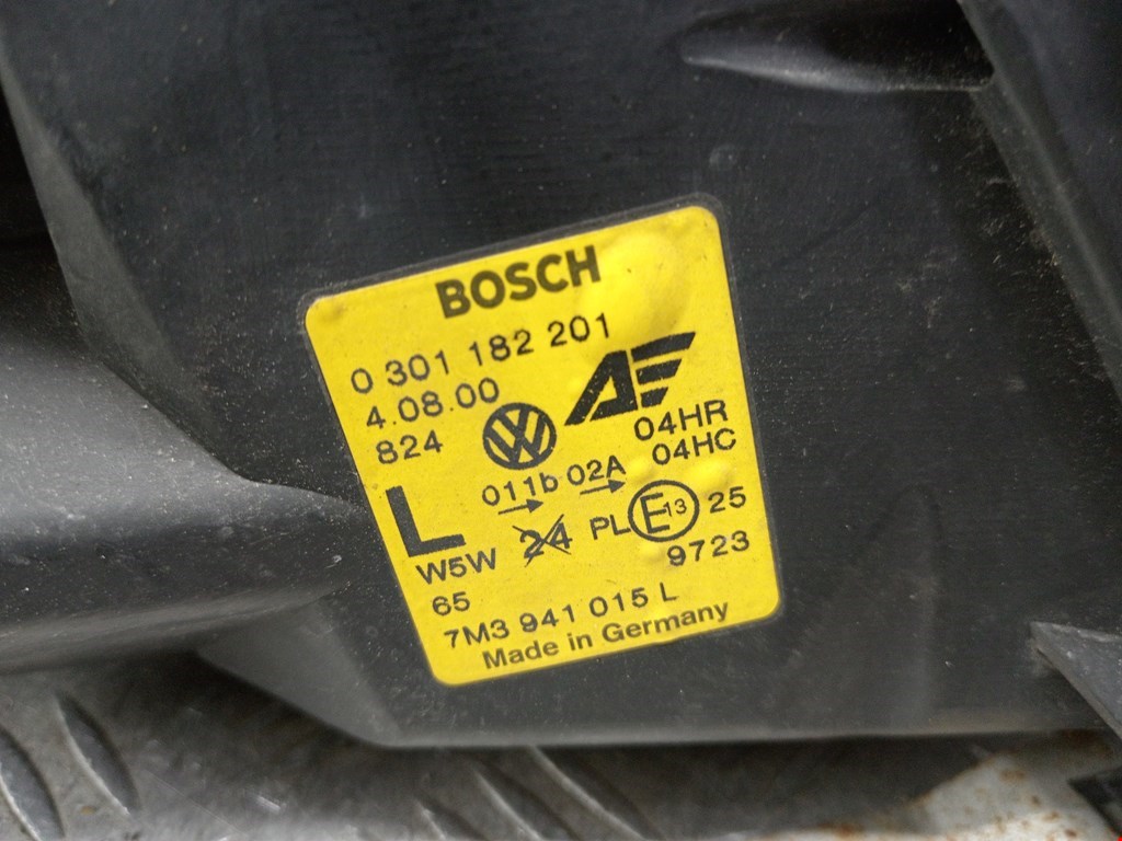 Фара левая VOLKSWAGEN Sharan 1995-2010