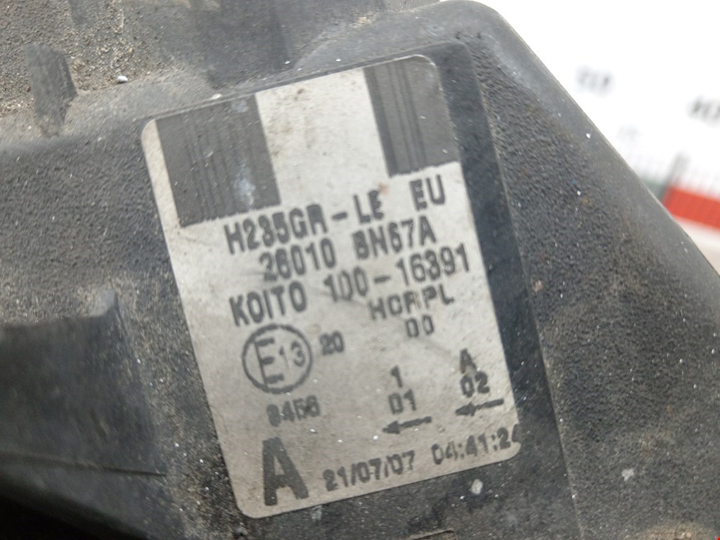 Фара правая NISSAN Almera N16 2000-2006