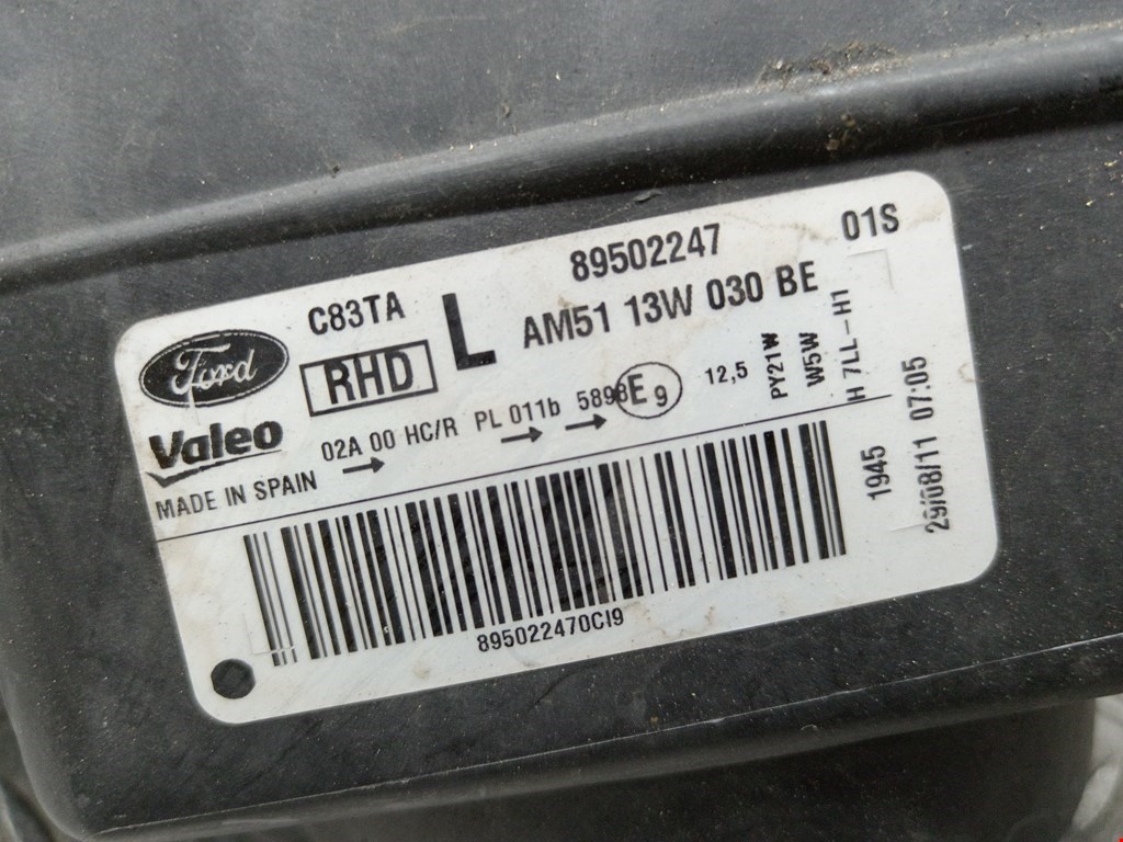 Фара левая FORD C-MAX 2010-2019