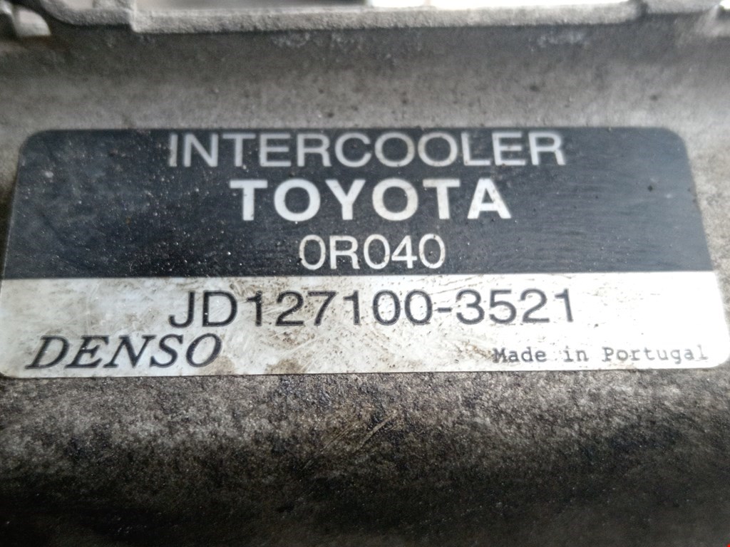 Интеркулер (радиатор интеркулера) TOYOTA Avensis 2009-2015