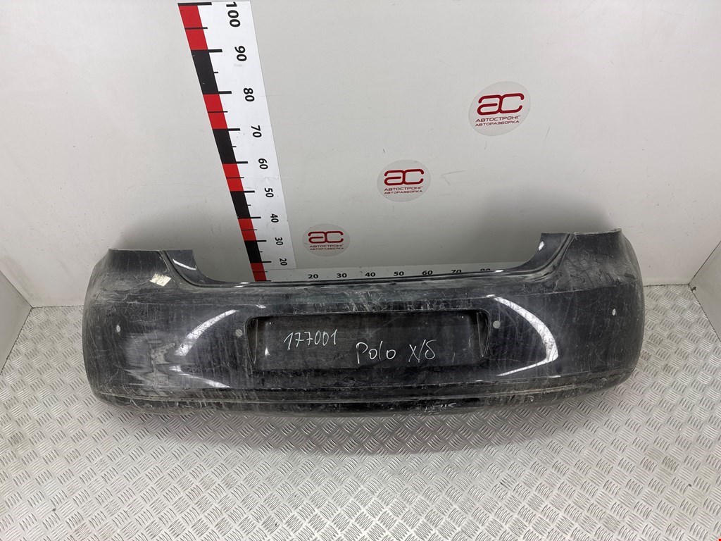 Бампер задний VOLKSWAGEN Polo V HB 2009-2017