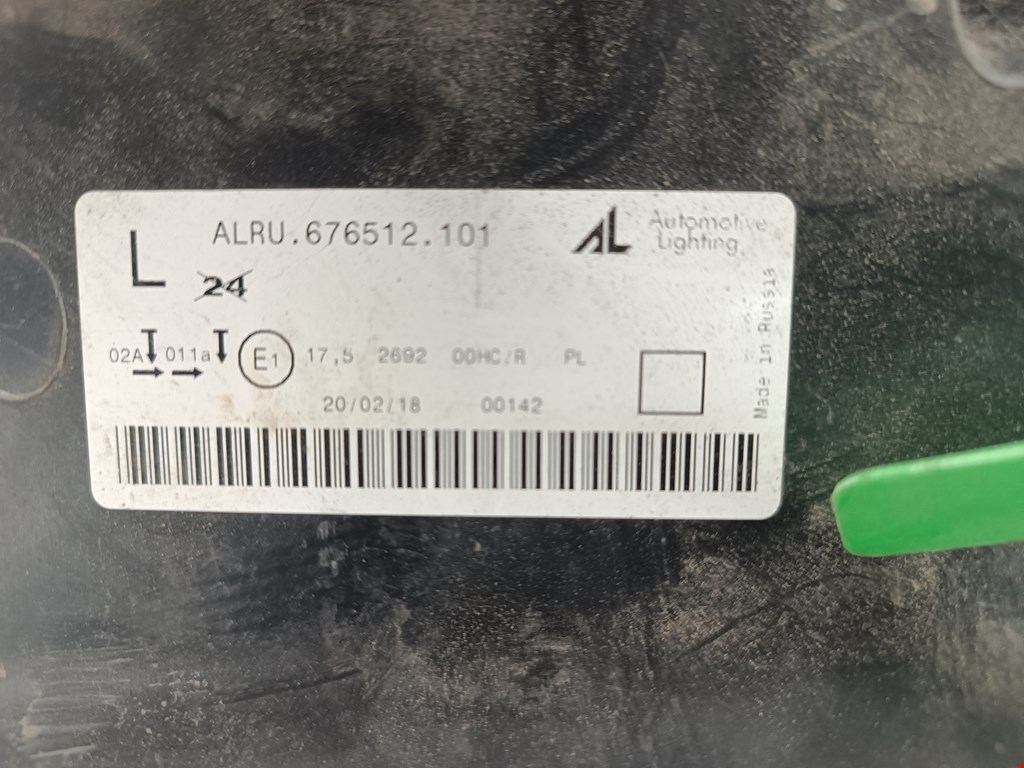 Фара левая VOLKSWAGEN Polo V Sed Rus 2011-2020