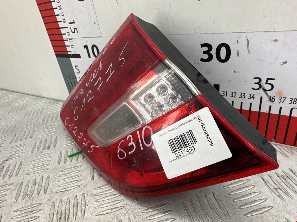 Фонарь задний внутренний левый MERCEDES-BENZ M-Class W166 ML 2011-2015