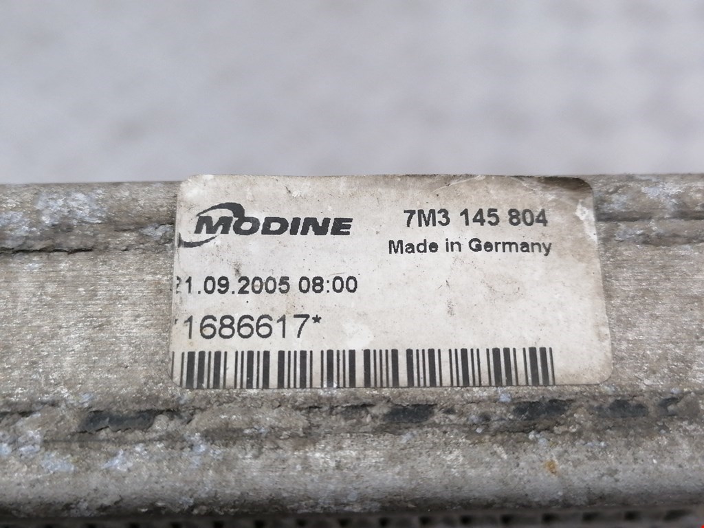 Интеркулер (радиатор интеркулера) SEAT Alhambra 1996-2010