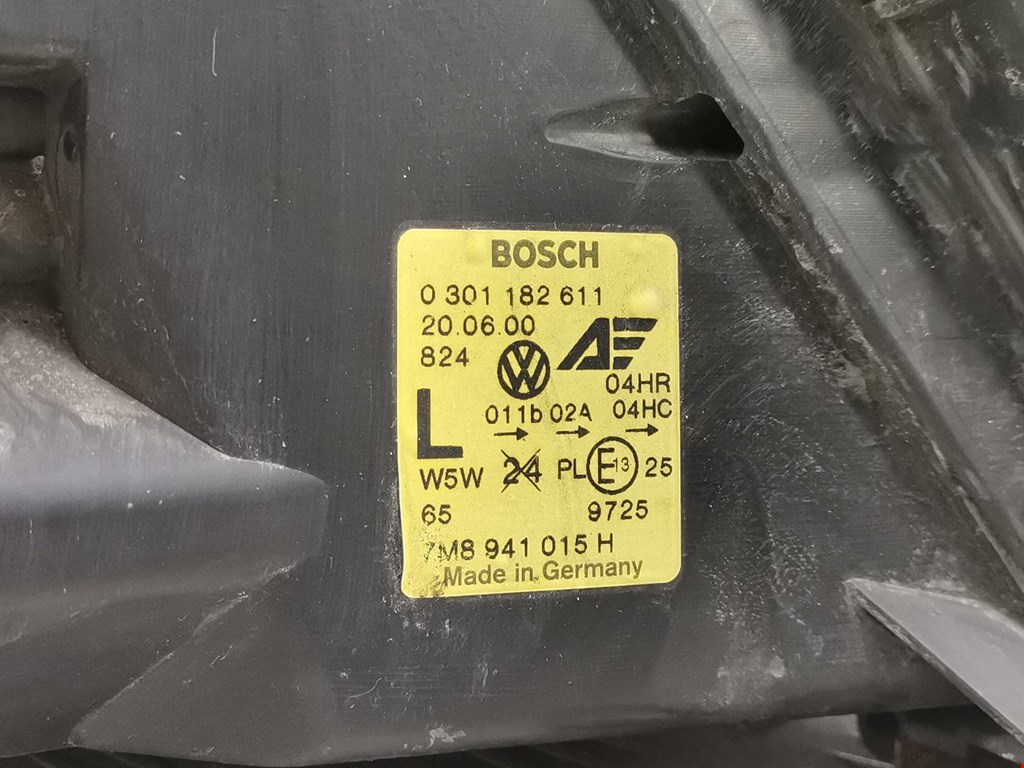 Фара левая VOLKSWAGEN Sharan 1995-2010