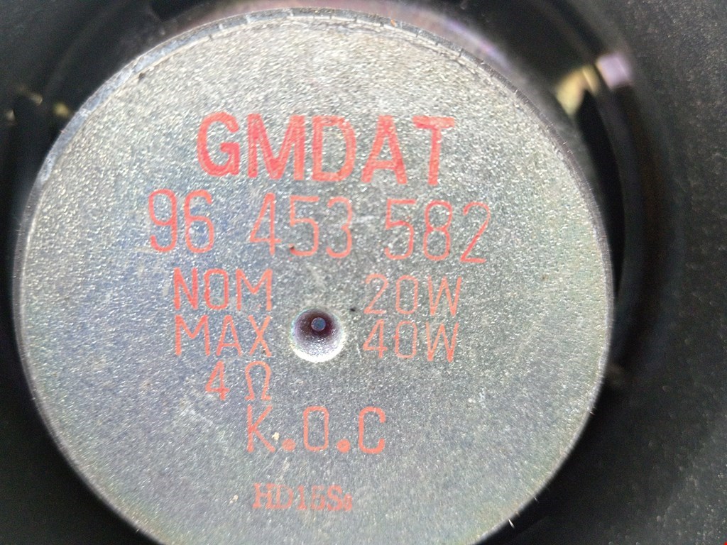 Динамик CHEVROLET Lacetti 2004-2012