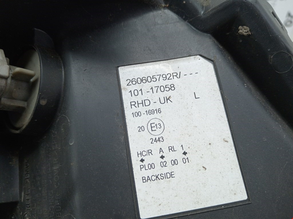 Фара левая RENAULT Kangoo 2008-2021