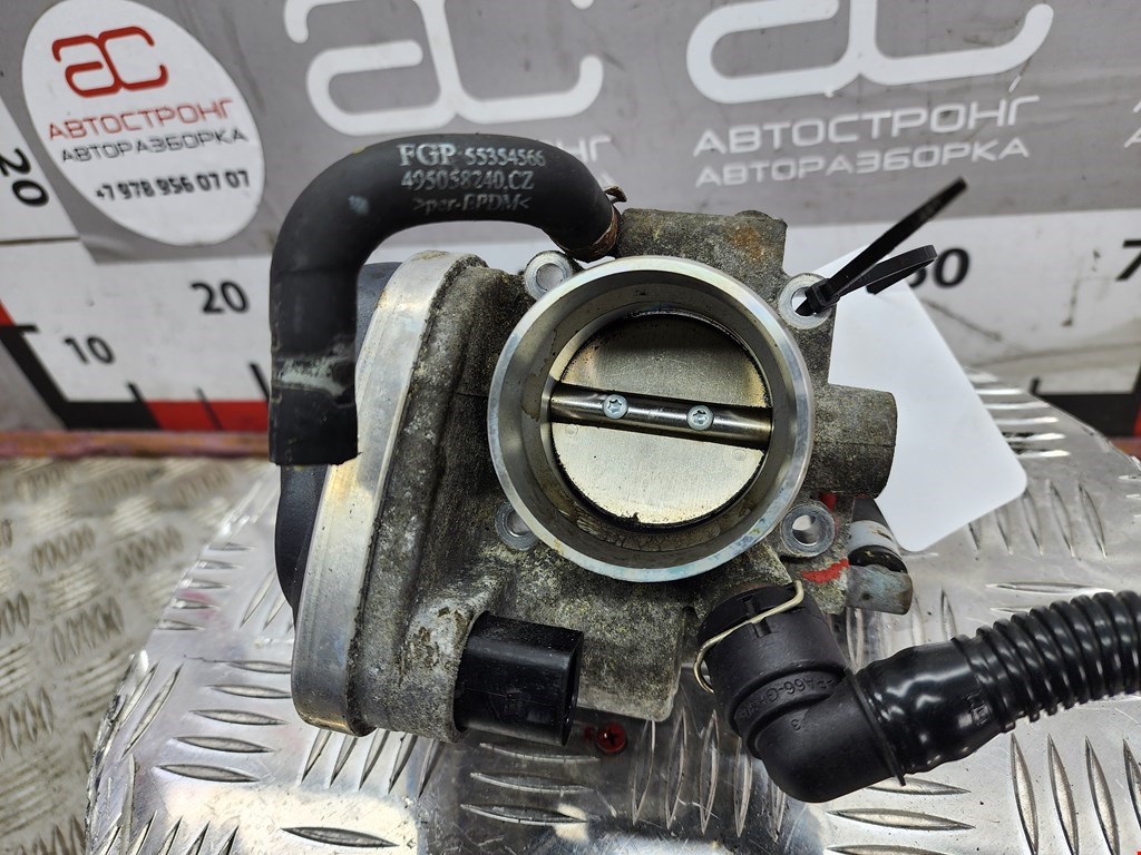 Заслонка дроссельная электрическая OPEL Zafira B 2005-2012