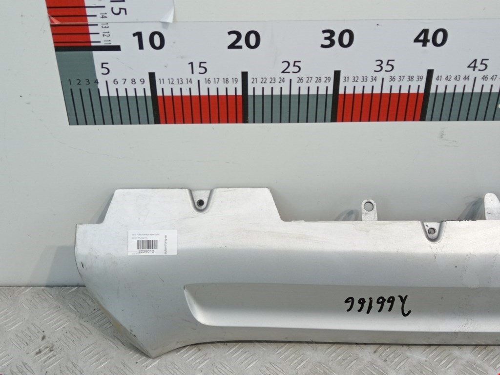 Юбка (губа) бампера задняя (заднего) VOLVO XC90 2014-н.в.