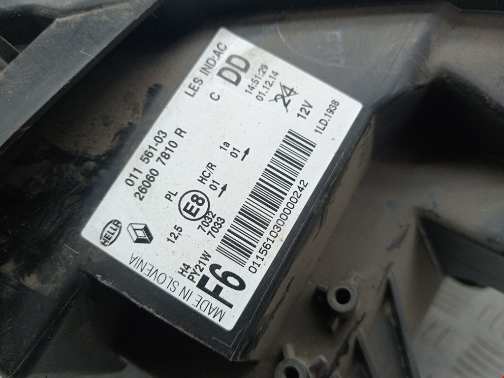 Фара левая RENAULT Twingo 2014-н.в.